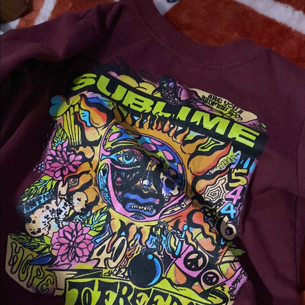 Sublime Maroon crew neck